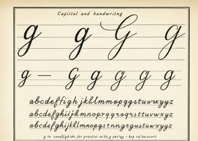 G in Cursive Easy Guide to Writing Beautiful Letters