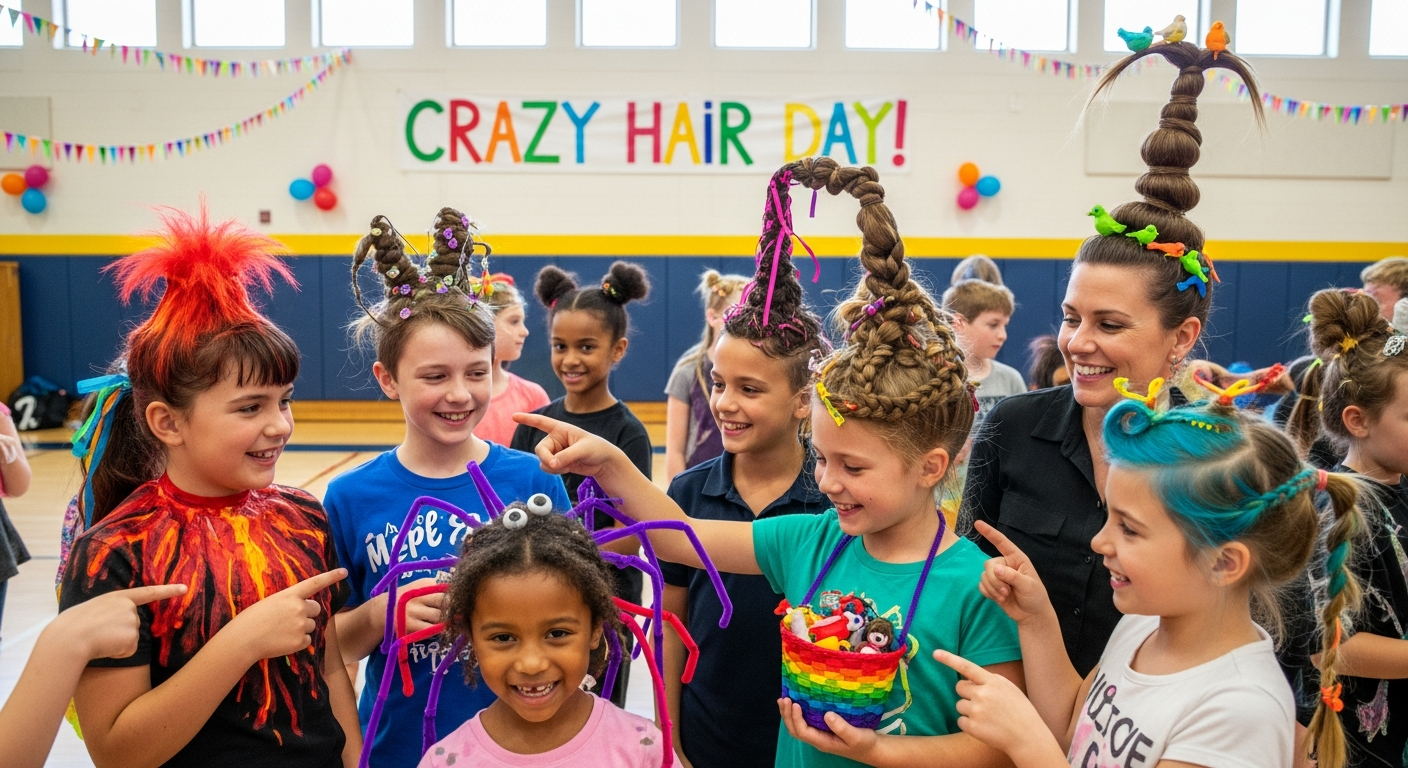 Crazy Hair Day Ideas for School, Kids, Boys & Girls | Easy & Fun Styles
